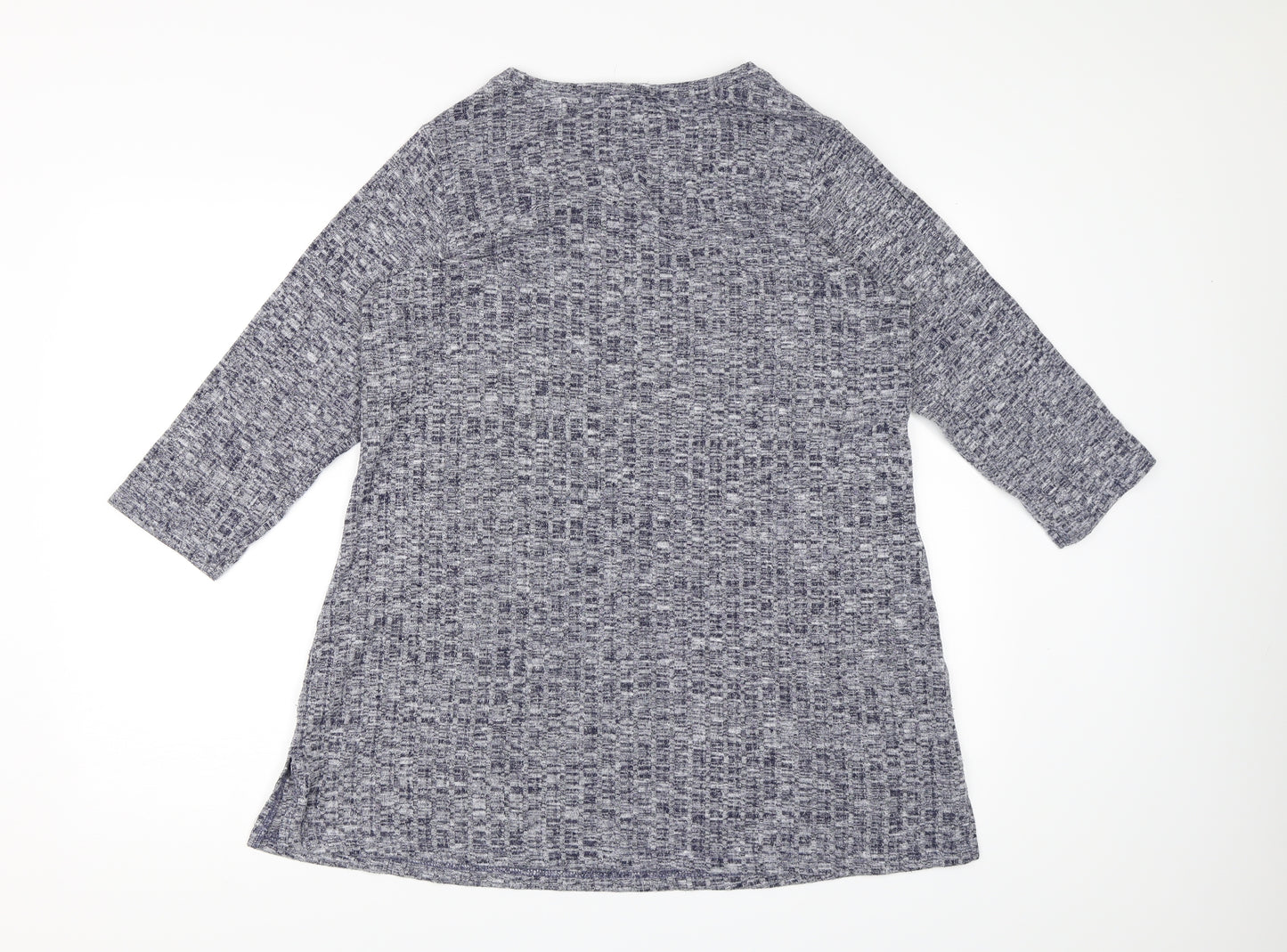 George Womens Blue  Knit Pullover Jumper Size 14