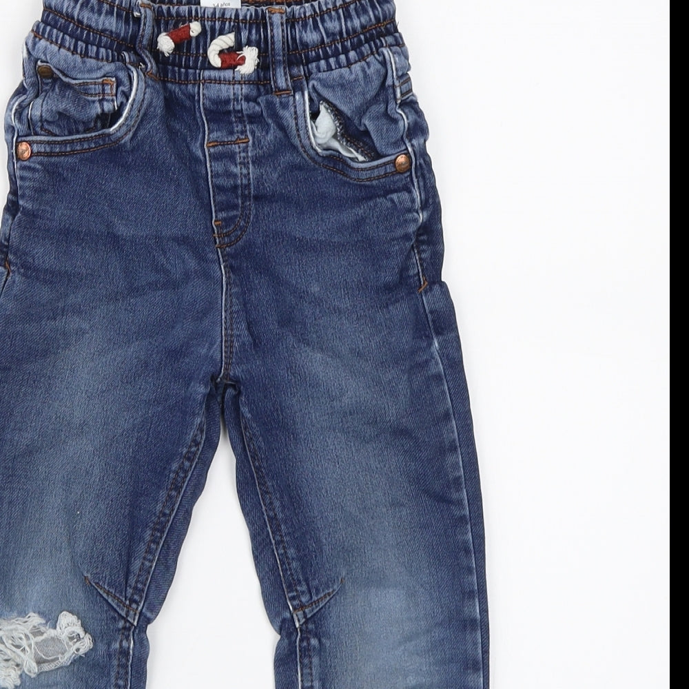 NEXT Boys Blue  Denim Straight Jeans Size 3-4 Years
