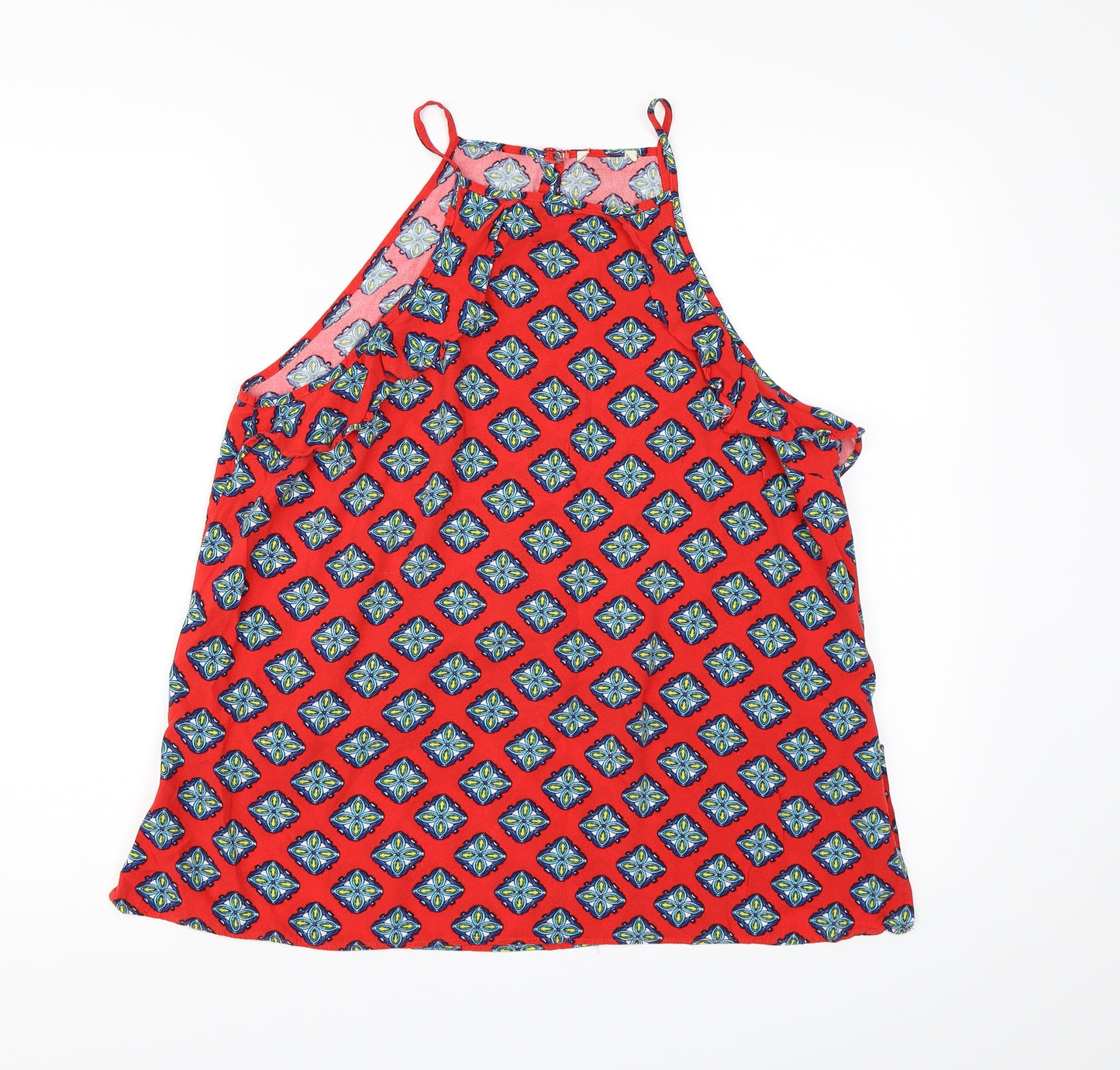 Matalan Womens Red Geometric  Camisole Tank Size 16