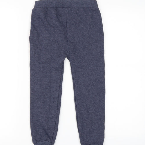 George Boys Blue  Jersey Jogger Trousers Size 5-6 Years - MARVEL