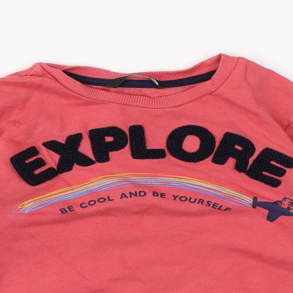 George Girls Pink  Jersey Pullover Sweatshirt Size 2-3 Years
