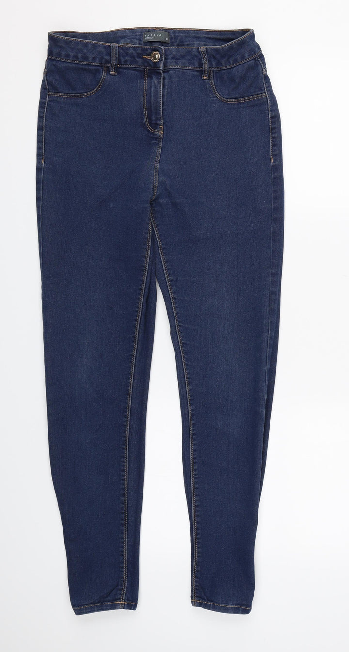 Papaya Womens Blue  Denim Jegging Jeans Size 10 L28 in - Skinny Jeans