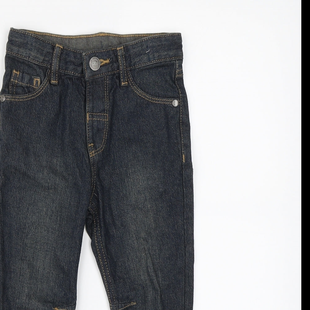 George Boys Blue  Denim Straight Jeans Size 2-3 Years