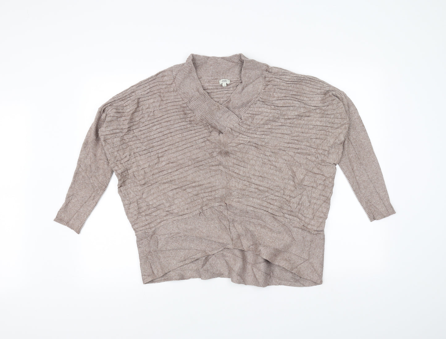 River Island Womens Brown  Knit Pullover Jumper Size XS