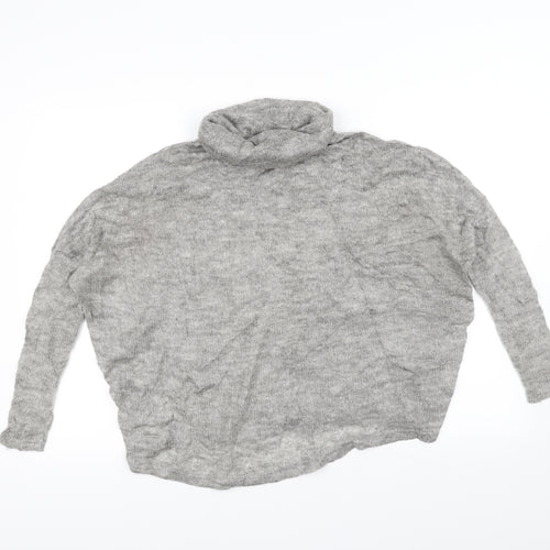 Atmosphere Womens Grey  Knit Basic T-Shirt Size S