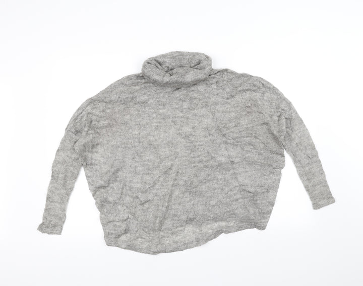 Atmosphere Womens Grey  Knit Basic T-Shirt Size S