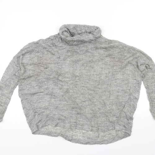 Atmosphere Womens Grey  Knit Basic T-Shirt Size S