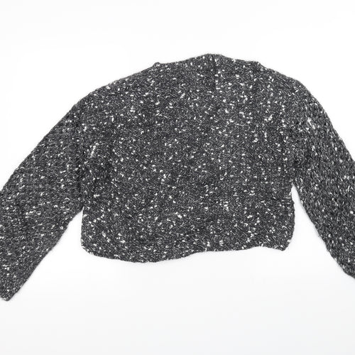 Topshop Womens Black  Knit Pullover Jumper Size XS