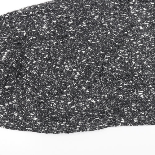 Topshop Womens Black  Knit Pullover Jumper Size XS