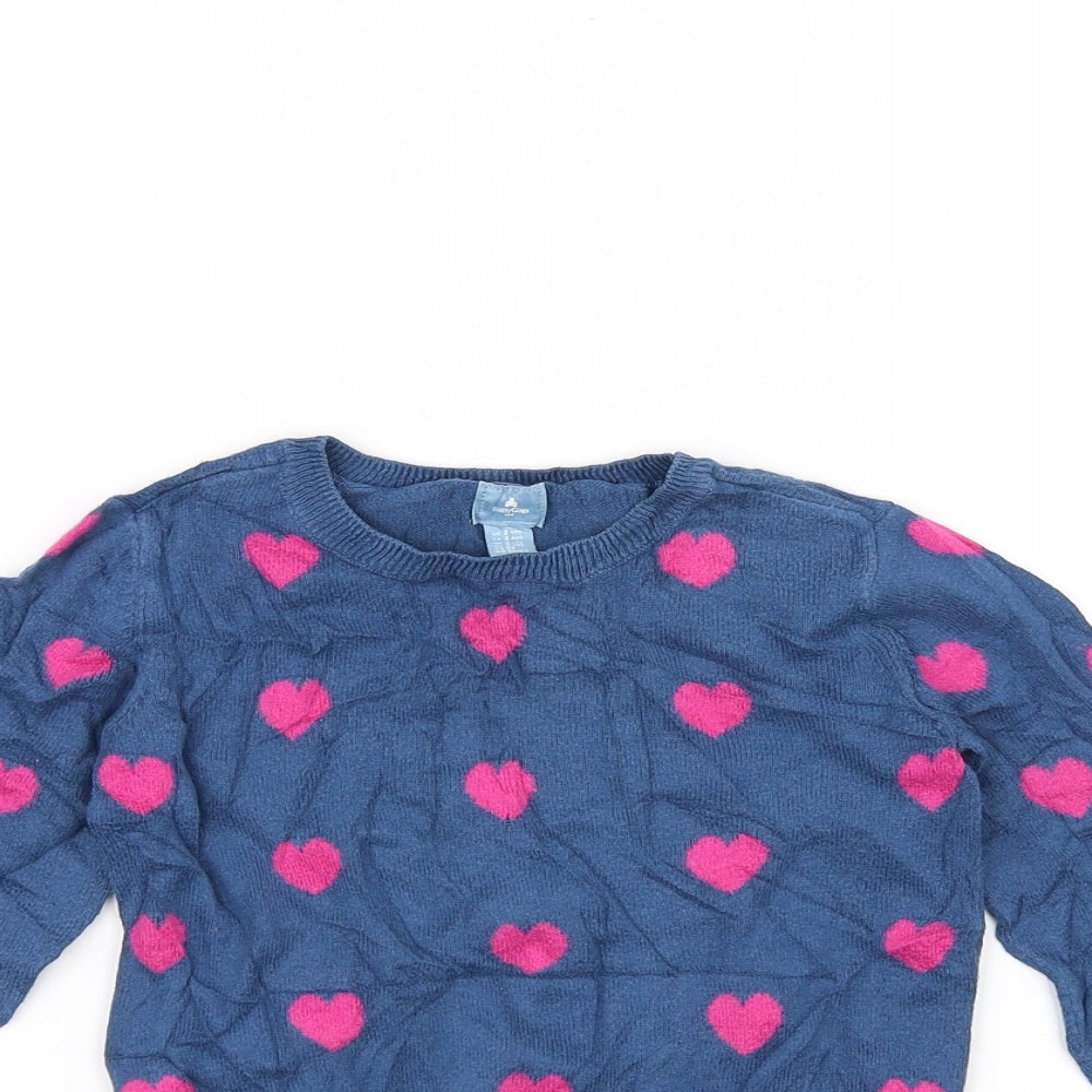 Gap Baby Blue  Knit Pullover Jumper Size 24 Months  - Love Heart