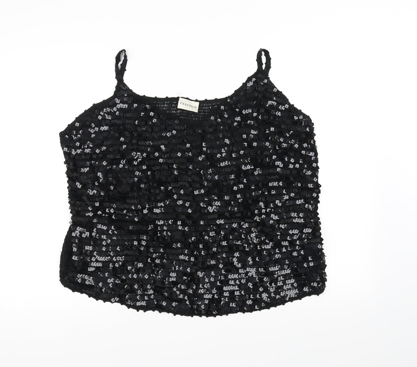 essence Womens Black   Basic Blouse Size 16