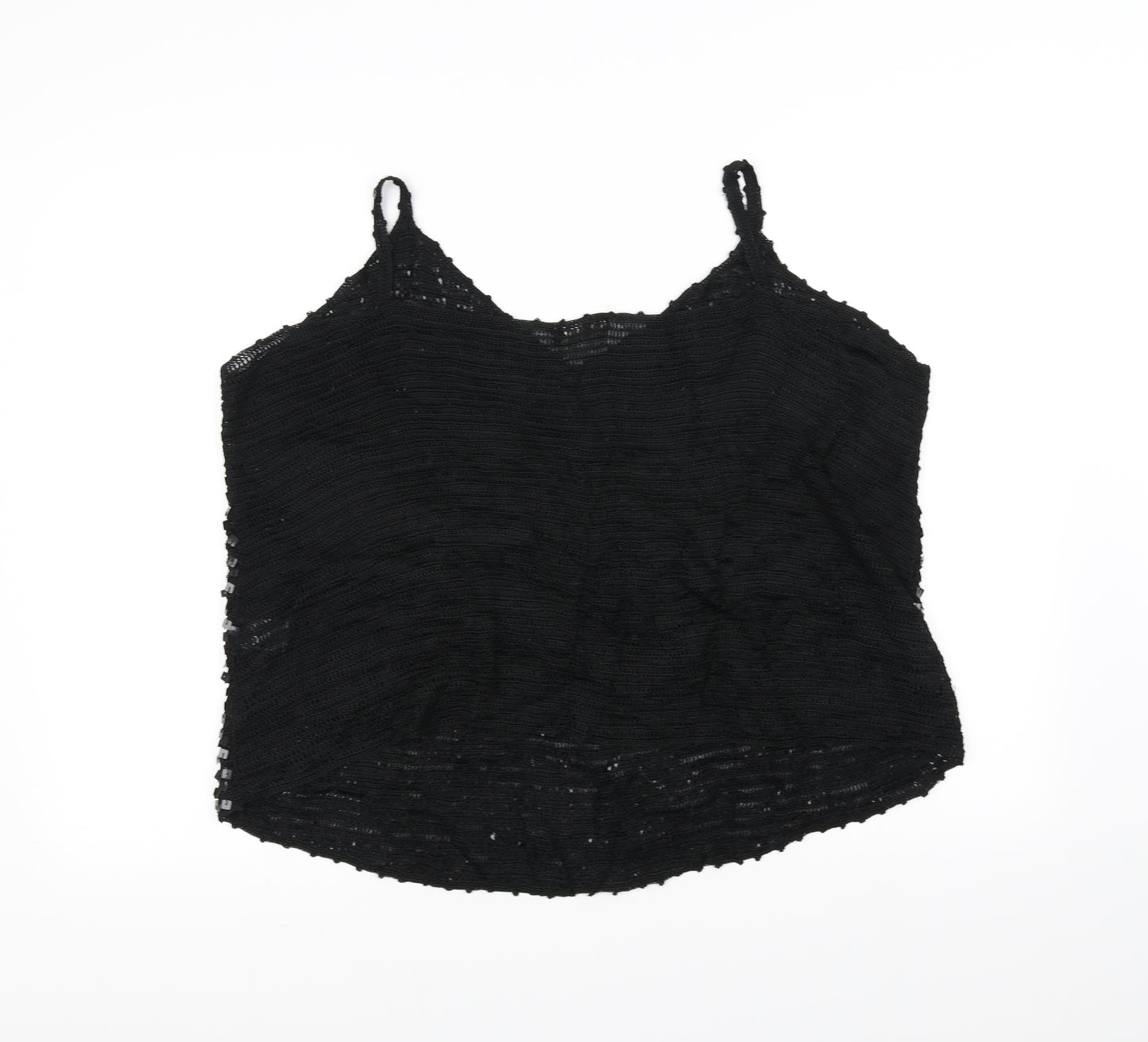 essence Womens Black   Basic Blouse Size 16