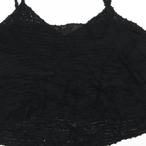 essence Womens Black   Basic Blouse Size 16