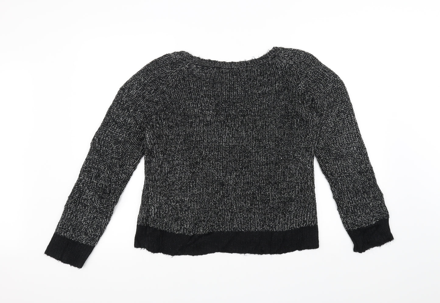 limited Womens Black  Knit Pullover Jumper Size 14