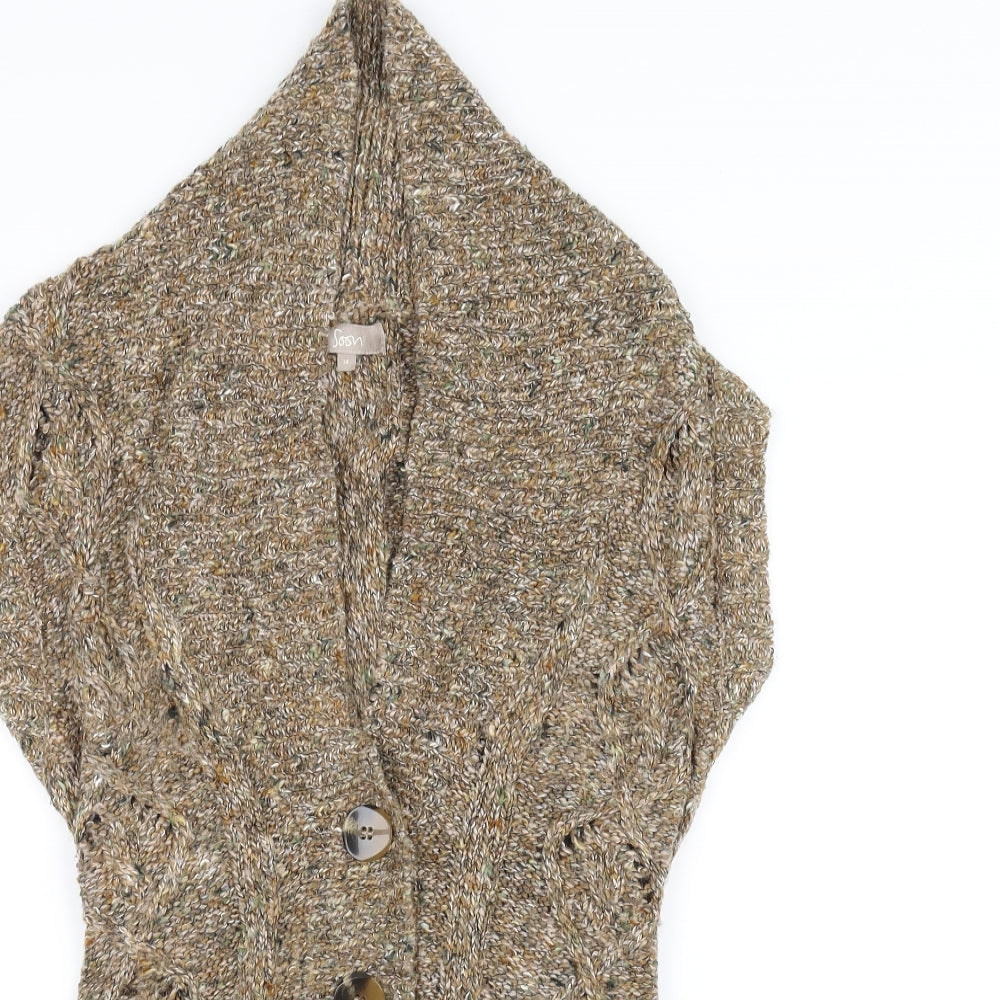 Soon Womens Brown  Knit Jacket  Size 14