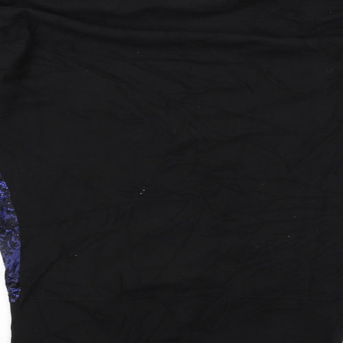 Seraphine Womens Black   Basic T-Shirt Size 8