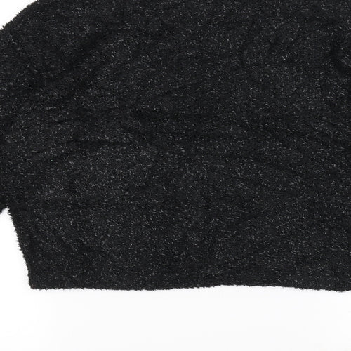 H&M Womens Black   Pullover Jumper Size S