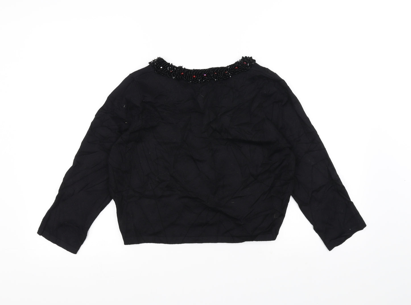 Etam Womens Black   Cardigan Jumper Size 14