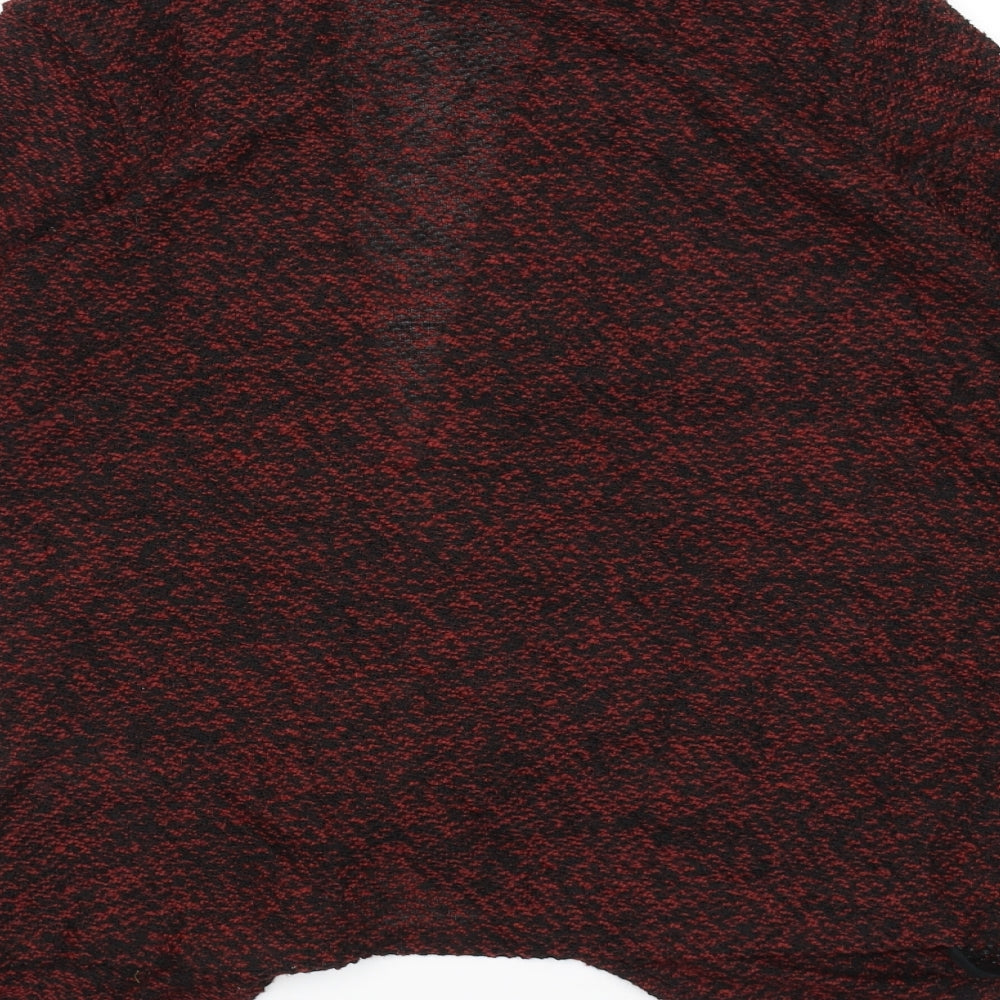 Marks and Spencer Womens Red   Cardigan Jumper Size 12