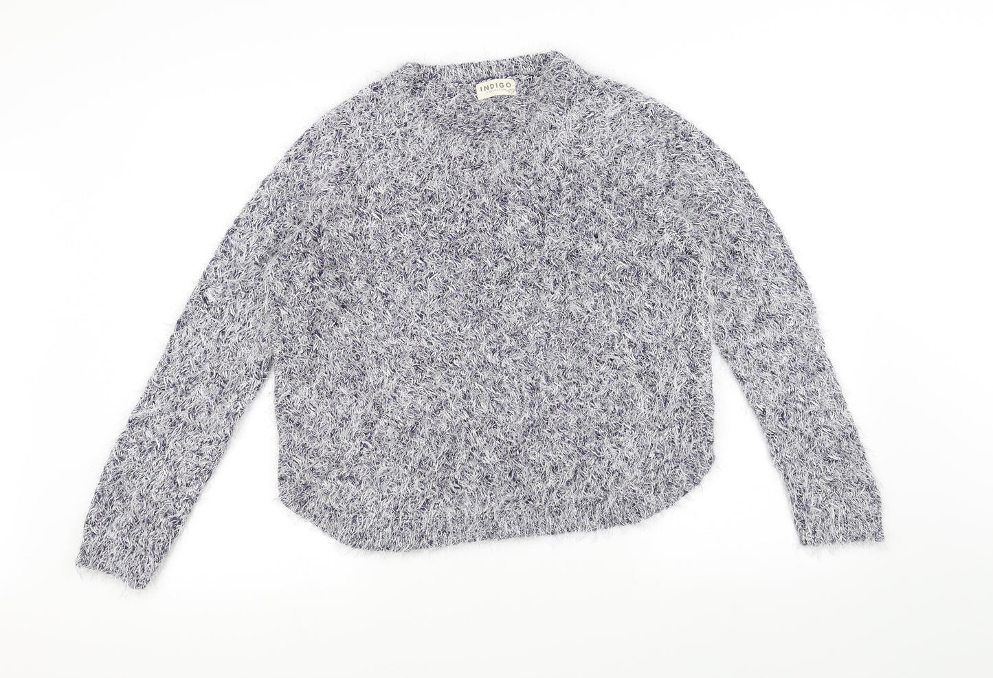 Marks and Spencer Womens Blue  Knit Pullover Jumper Size 14