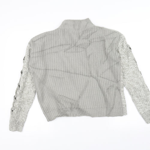 Papaya Womens Grey   Pullover Jumper Size S