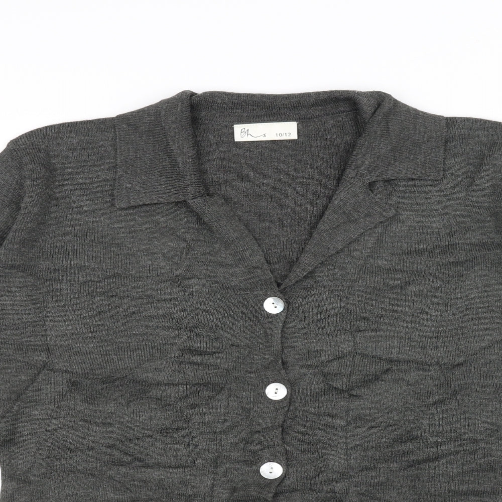 BHS Womens Black   Cardigan Jumper Size 10