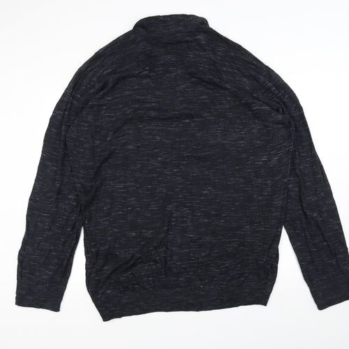 Kangol Mens Black    Button-Up Size 3XL