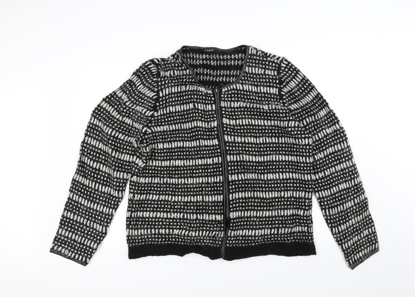Autograph Womens Black  Knit Jacket  Size 22