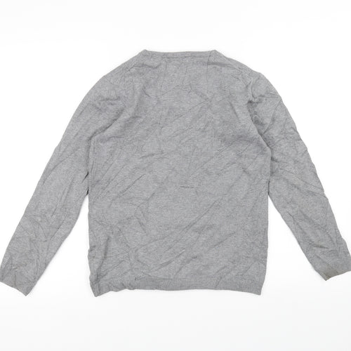 Zara Boys Grey   Basic T-Shirt Size 9-10 Years