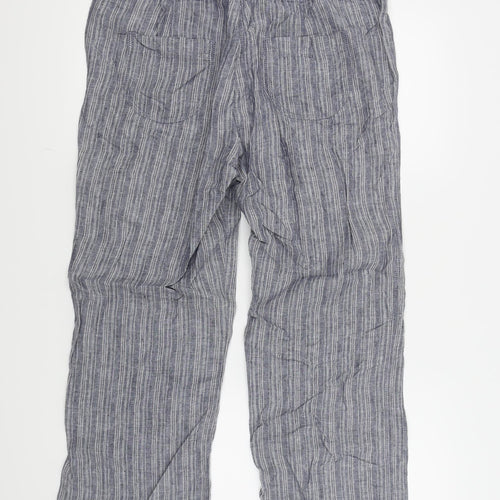 M&S Womens Blue   Trousers  Size 12 L24 in