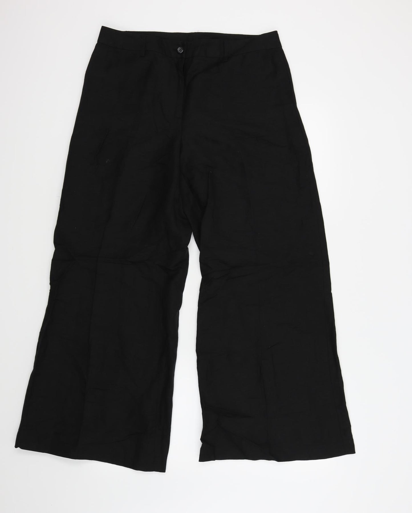 Oscar Womens Black   Trousers  Size 8 L24 in