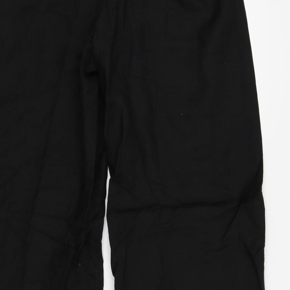 Oscar Womens Black   Trousers  Size 8 L24 in