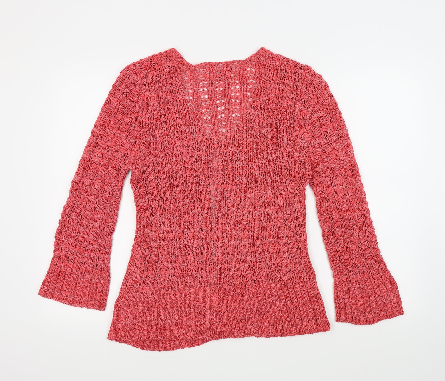 Debenhams Womens Pink   Cardigan Jumper Size 10  - Button closure
