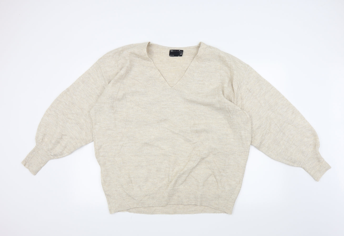 ASOS Womens Beige   Pullover Jumper Size 12