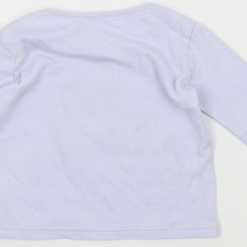 George Girls Blue   Basic T-Shirt Size 12-18 Months  - Minnie mouse