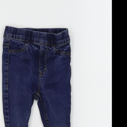 Very  Girls Blue   Cropped Jeans Size 12-18 Months  - Jegging