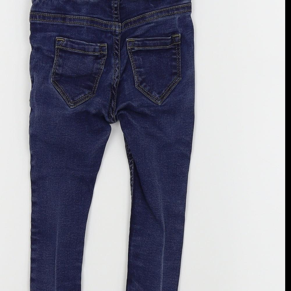Very  Girls Blue   Cropped Jeans Size 12-18 Months  - Jegging