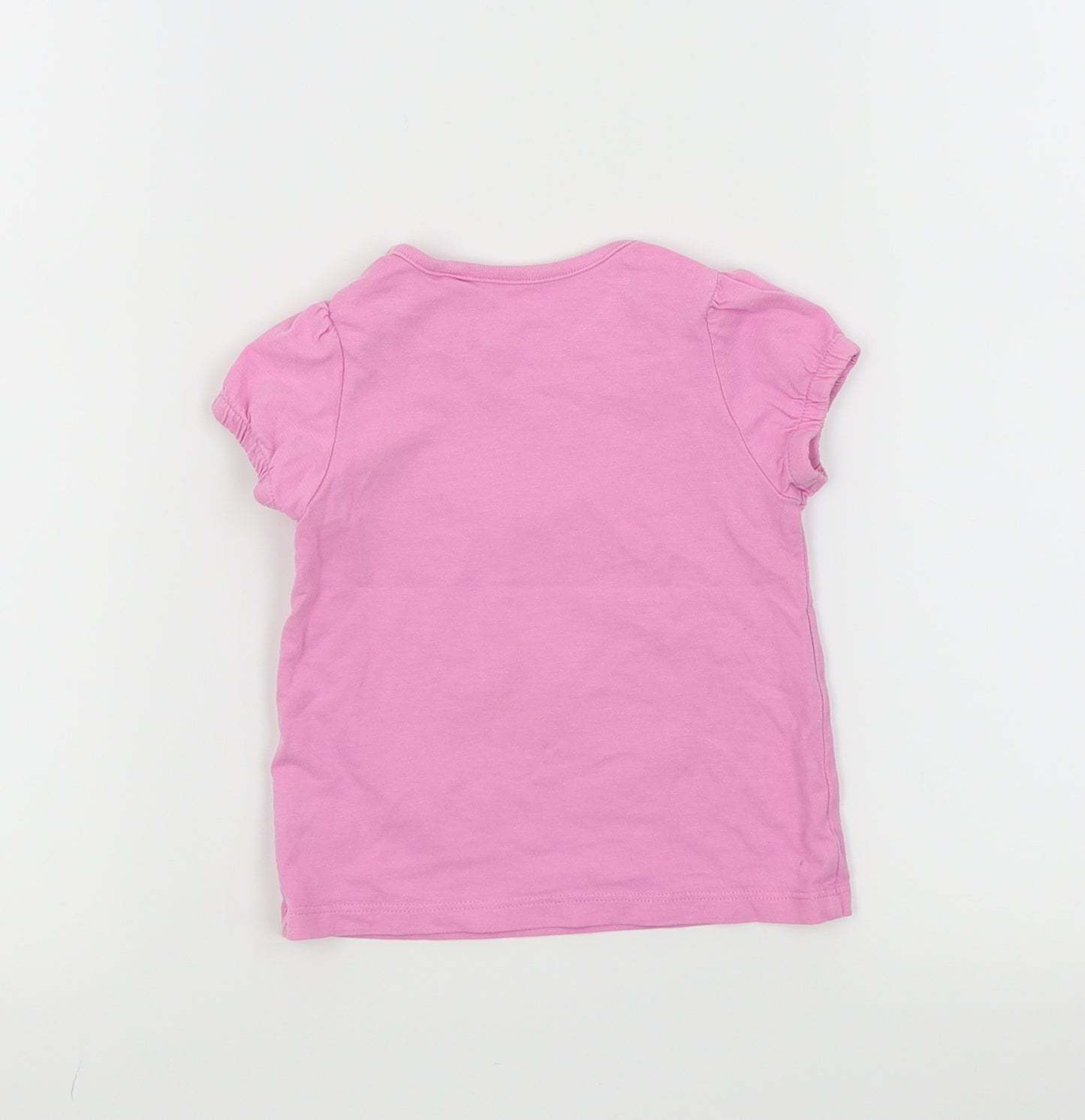 TU Girls Pink   Basic T-Shirt Size 9-12 Months  - Ladybird