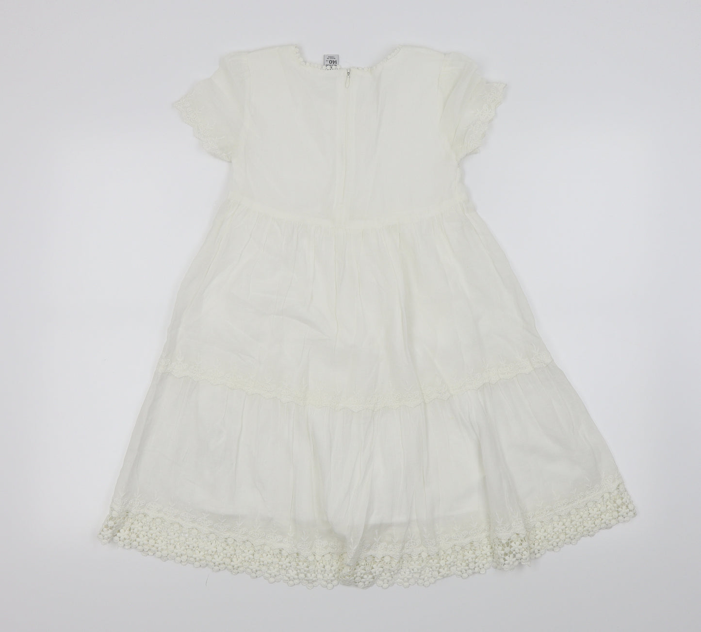 Zara Girls White   A-Line  Size 9-10 Years