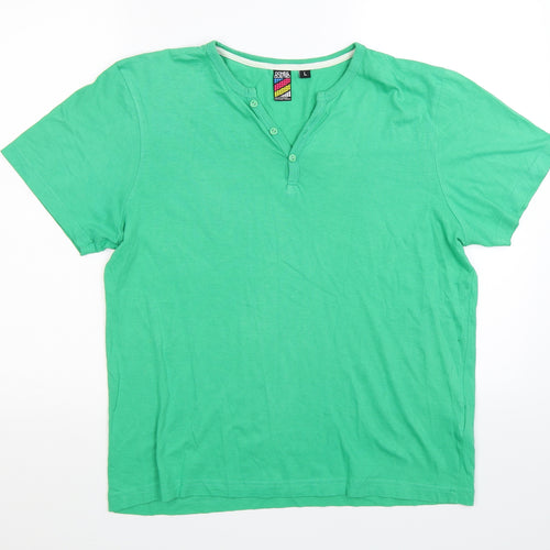 Done & Dusted Mens Green    T-Shirt Size L