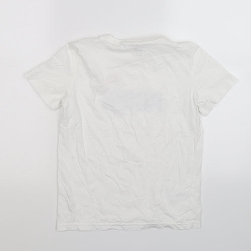 PUMA Boys White   Basic T-Shirt Size 11-12 Years