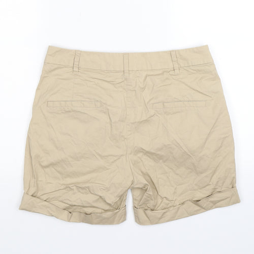 sara Kelly Womens Beige   Cargo Shorts Size 12