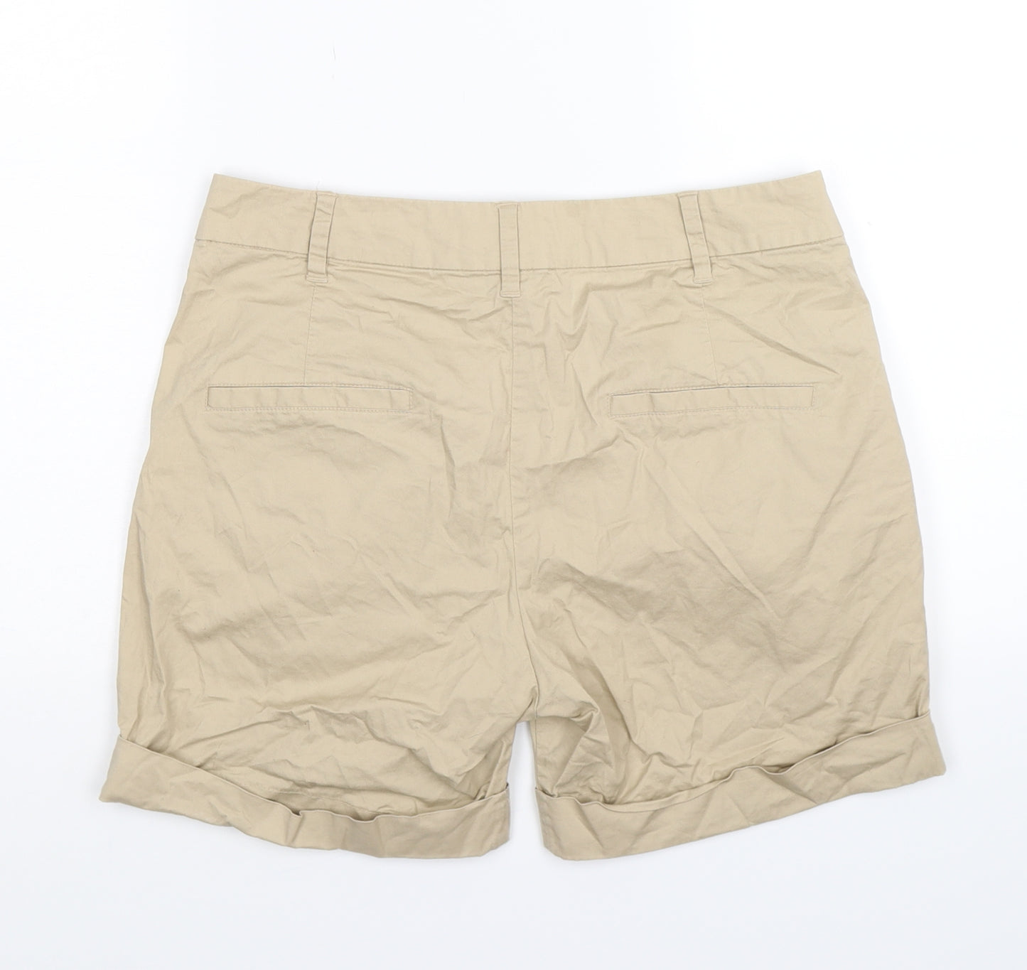 sara Kelly Womens Beige   Cargo Shorts Size 12
