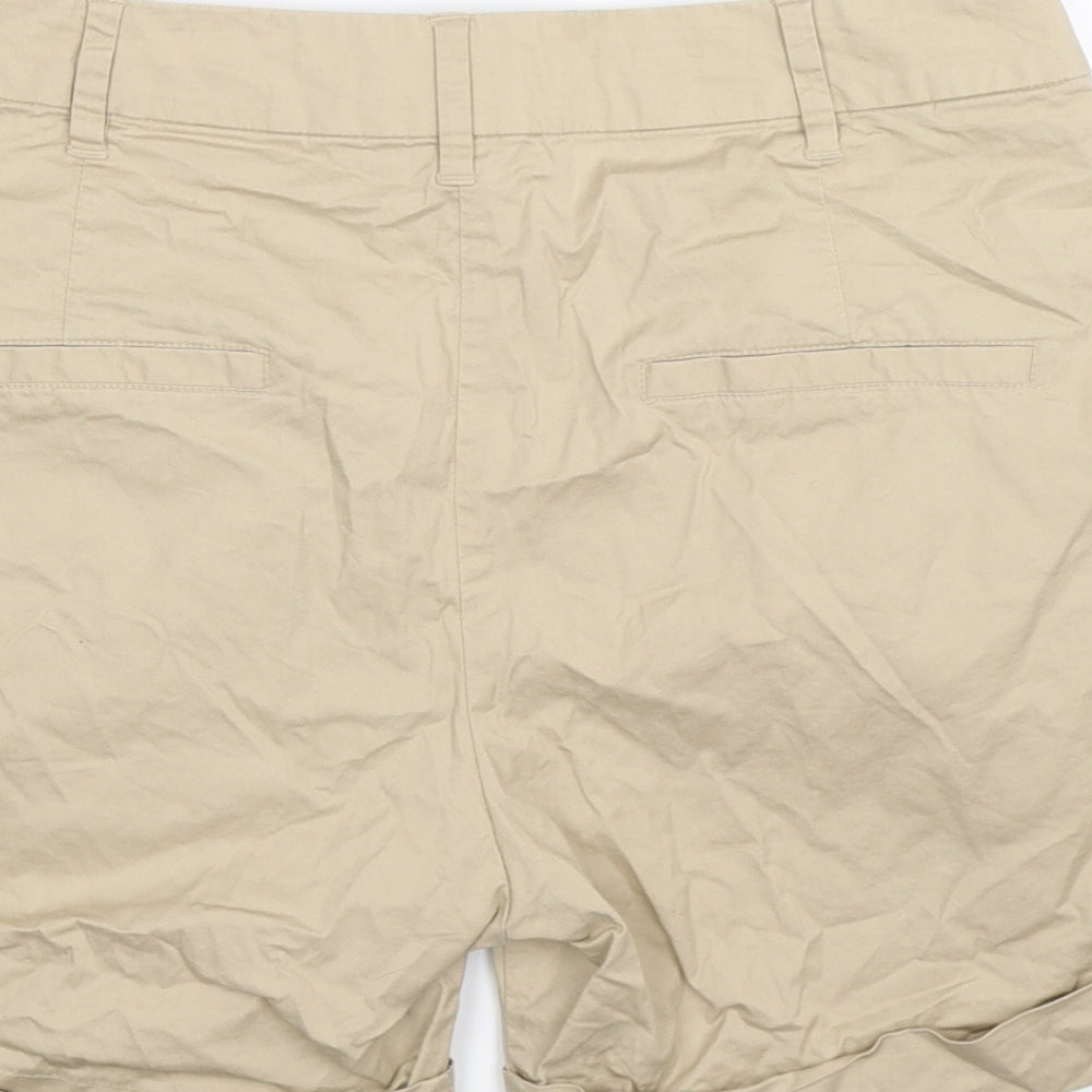 sara Kelly Womens Beige   Cargo Shorts Size 12