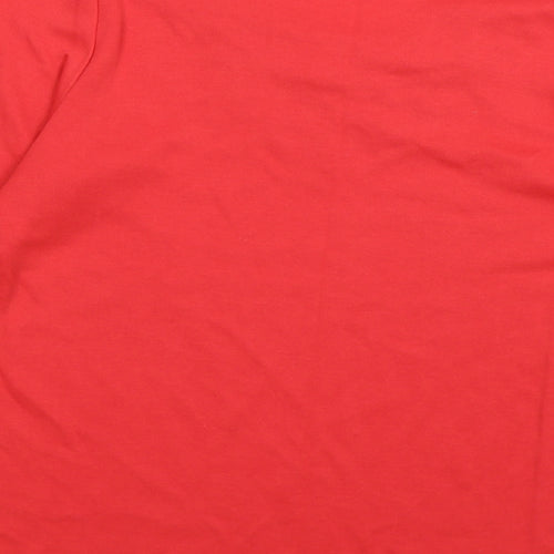 Bonmarché Womens Red   Basic T-Shirt Size 10
