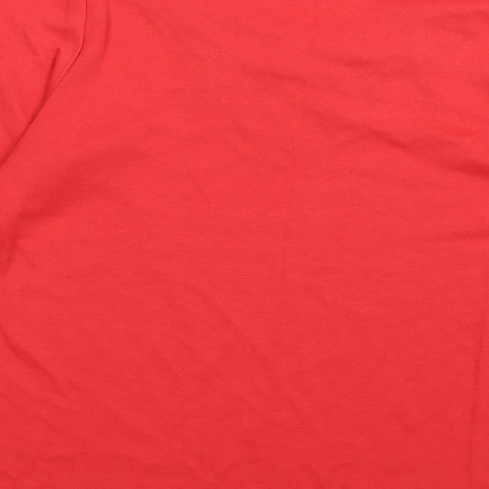 Bonmarché Womens Red   Basic T-Shirt Size 10