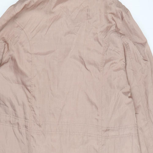 Bonmarché Womens Pink  Satin Parka Coat Size 22
