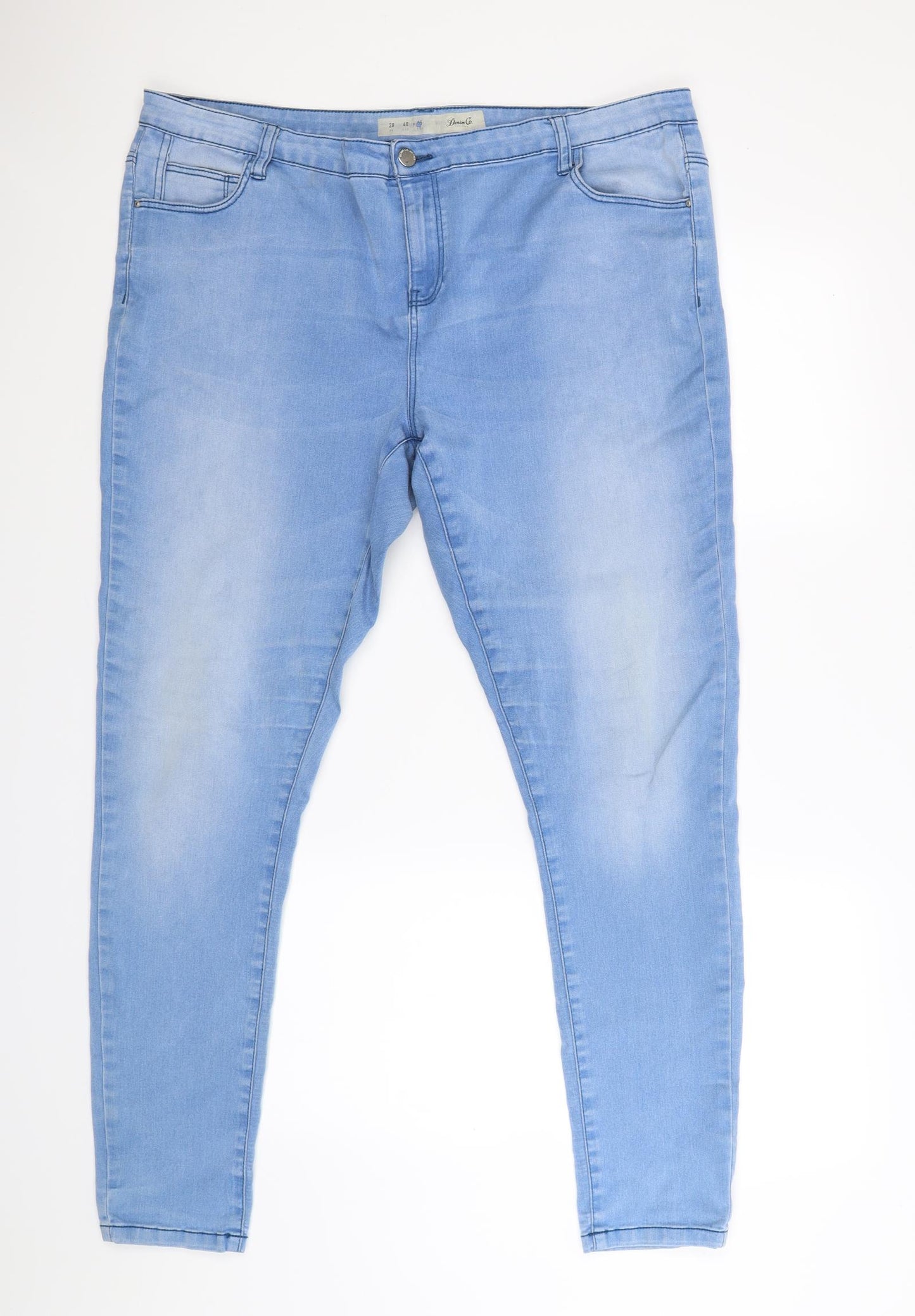 denim co Womens Blue  Denim Jegging Leggings Size 20 L28 in