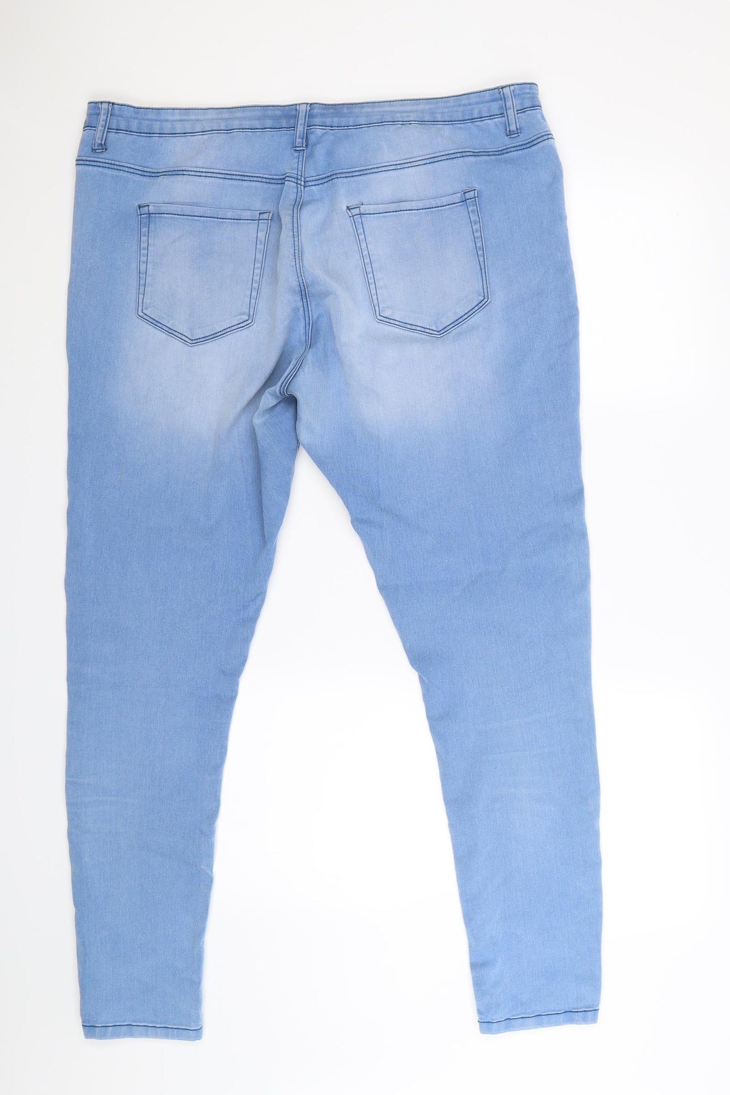 denim co Womens Blue  Denim Jegging Leggings Size 20 L28 in