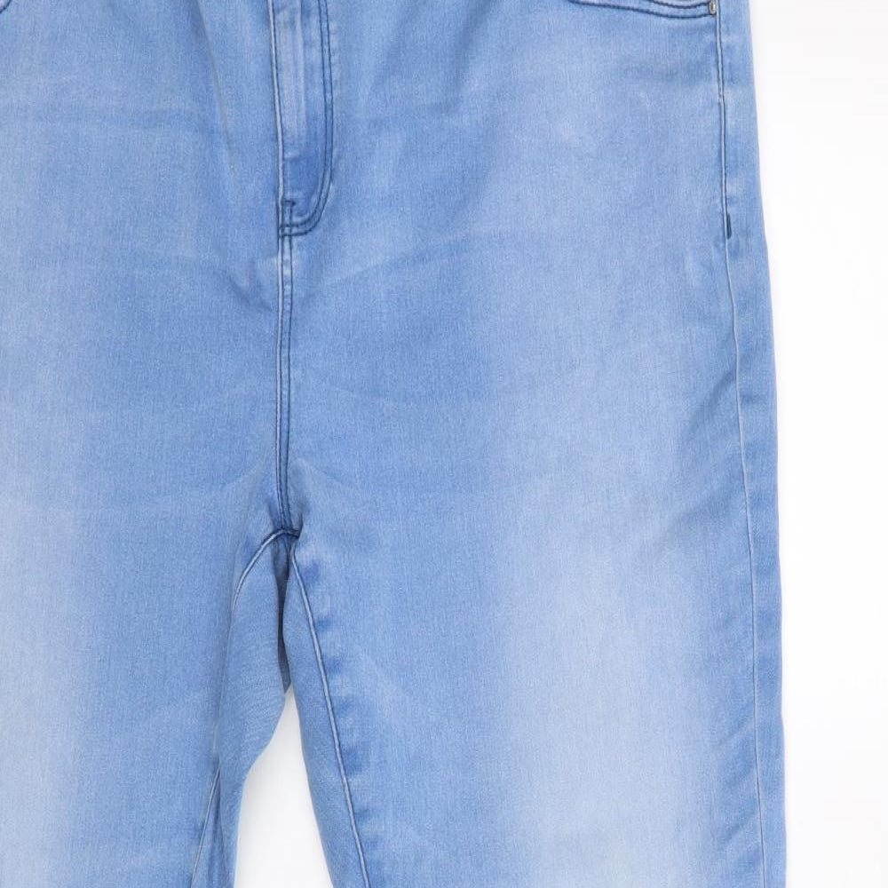denim co Womens Blue  Denim Jegging Leggings Size 20 L28 in